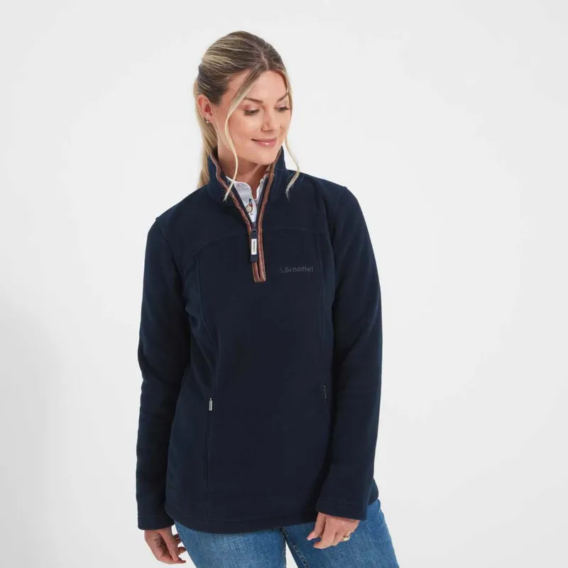 Schoffel Tilton II 1 4 Zip Fleece Navy